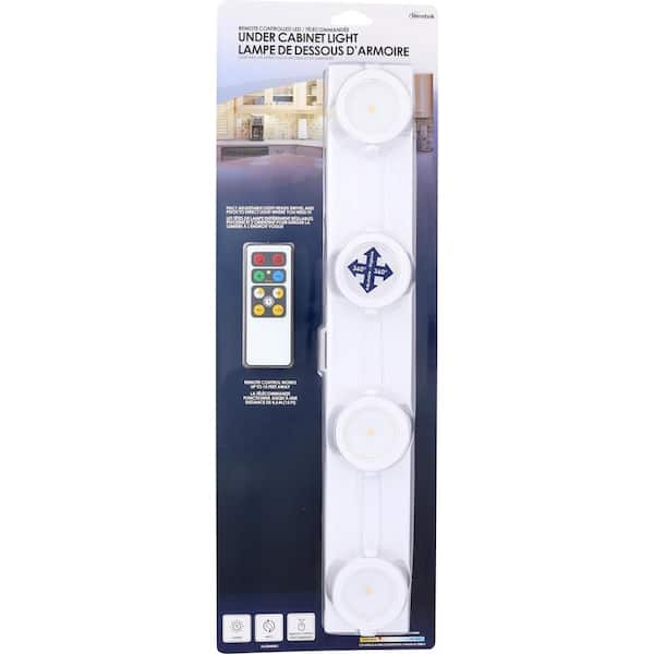 2.25 in. White LED Track-Light with Remote