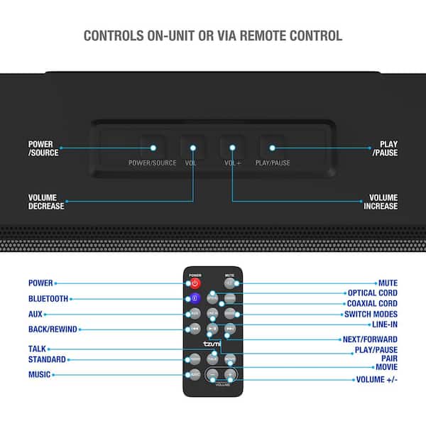 ClearWave Wireless Soundbar