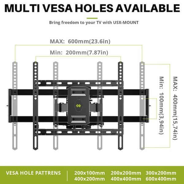 The Large Full Motion TV Mount for Most 47 in. to 84 in. LED, LCD and Flat Screen TVs