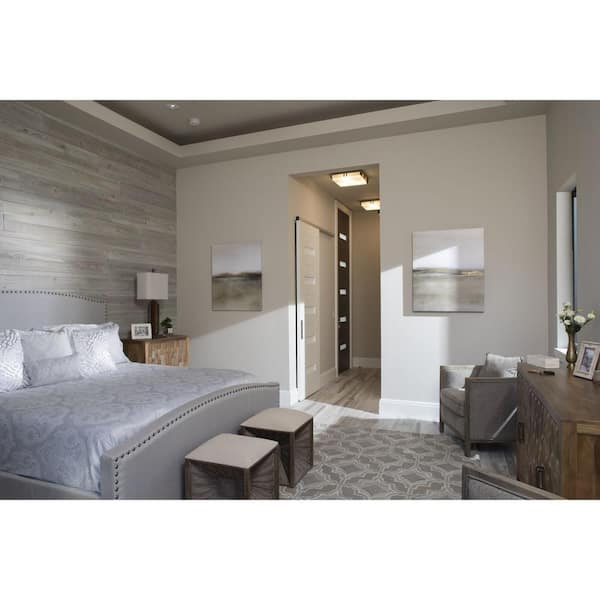 14 in. Helm Collection 2-Light Antique Bronze Integrated LED Flush Mount