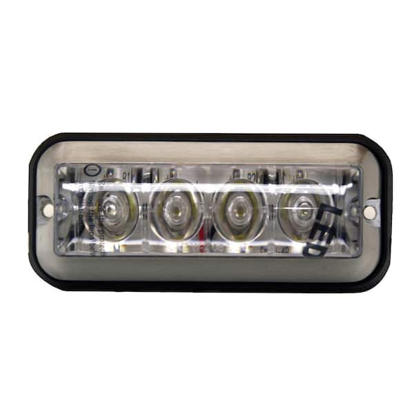 4.875 Inch Clear Rectangular Strobe Light