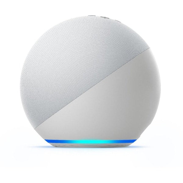 Echo (4th Gen) with Premium Sound, Smart Home Hub, and Alexa - Glacier White