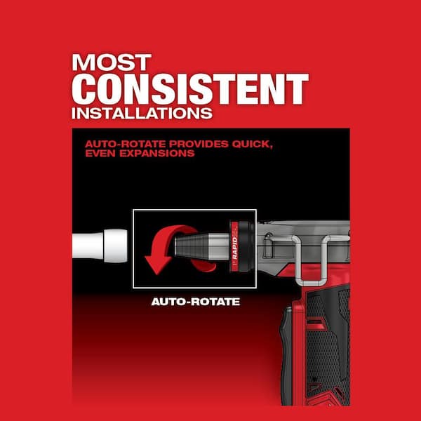 M12 FUEL RAPID SEAL ProPEX Expander Heads With 1/2 in. - 1 in. ProPEX Expansion Tool With M12 PVC Pipe Shear