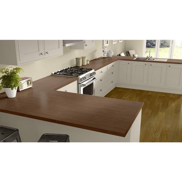 4 ft. x 8 ft. Laminate Sheet in River Cherry with Standard Fine Velvet Texture Finish