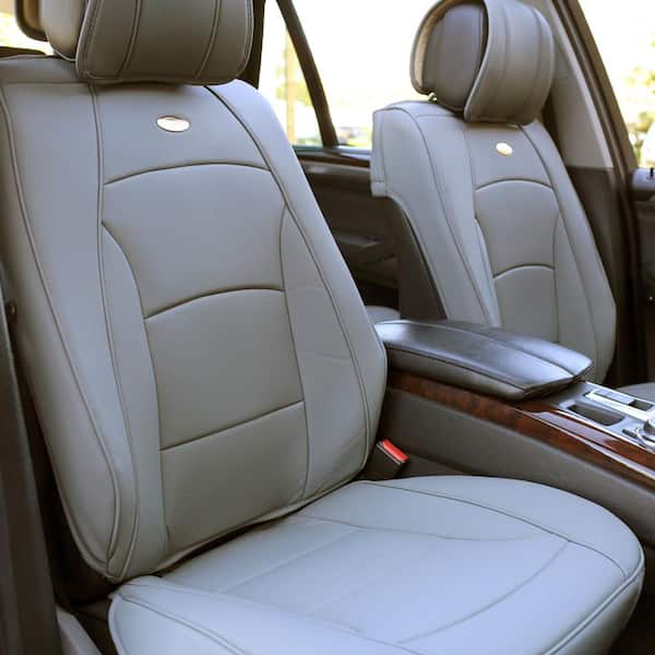 Ultra-Comfort Leatherette 47 in. x 23 in. x 1 in. Seat Cushions - Front Set