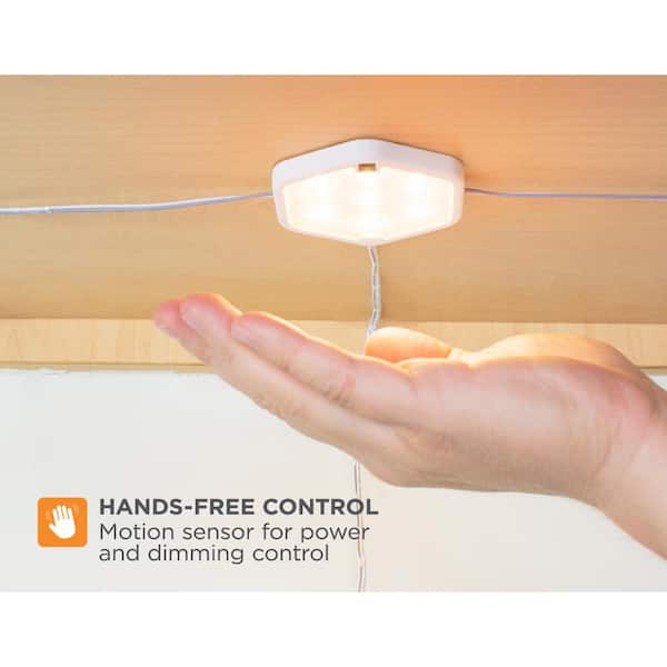 LED Warm White Puck Light Kit (7-Pack)