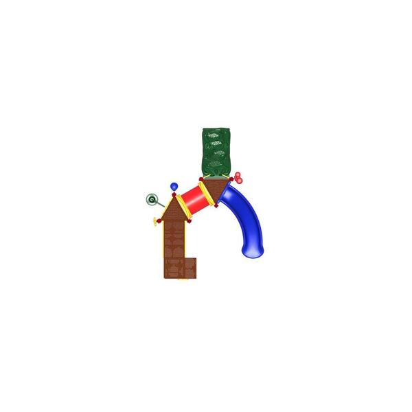 UPlay Today Deer Creek (Playful) Commercial Playset with Ground Spike