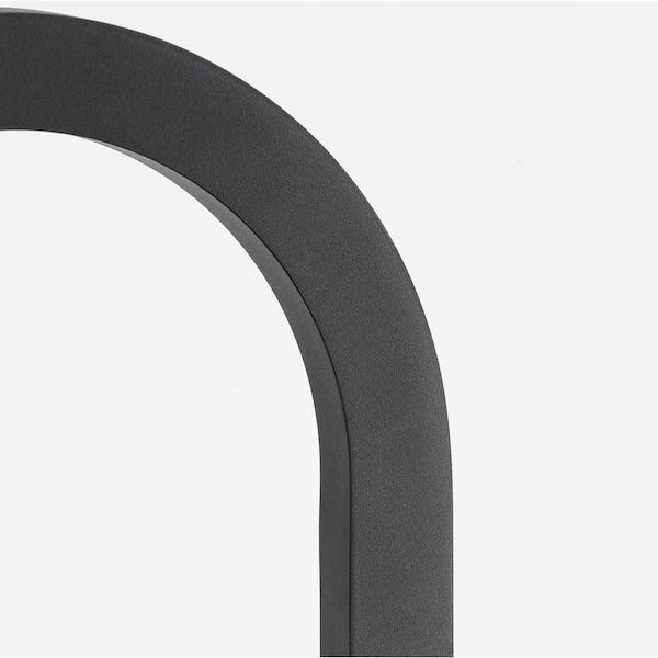 LUCĒ By Mercer Project - ARCO, 18 in. Modern LED Arched Table Lamp, 3000K, 834 Lumens, Matte Black