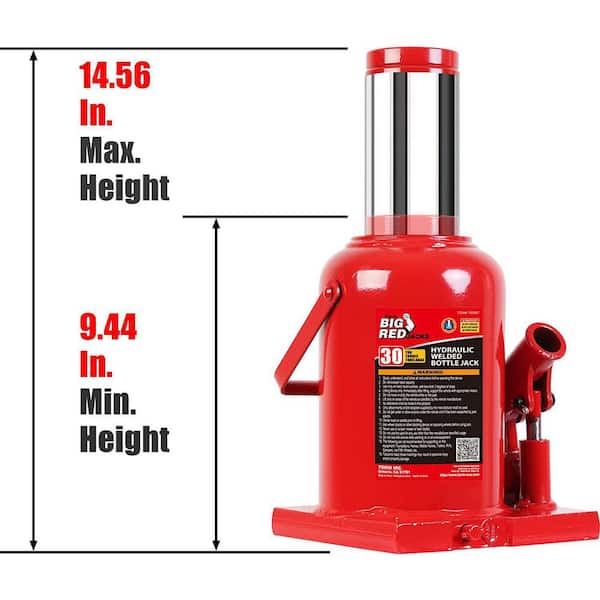 30-Ton Heavy-Duty Bottle Jack