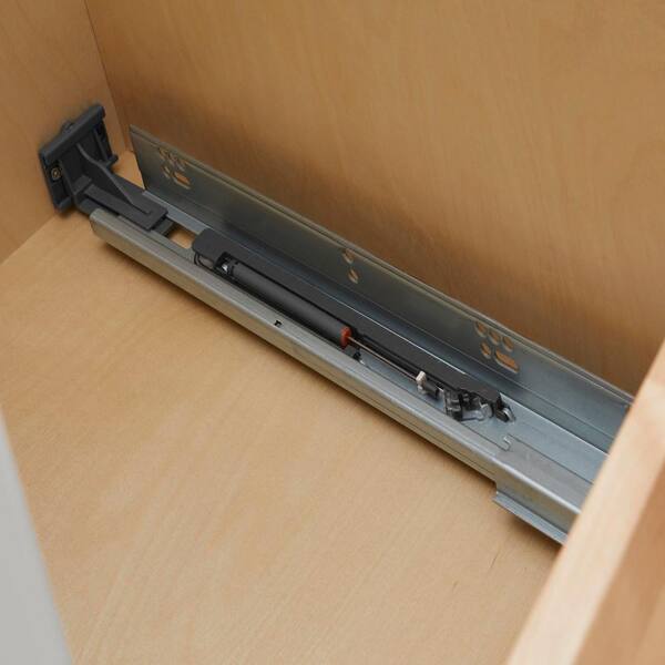 Avondale 18 in. W x 24 in. D x 34.5 in. H Ready to Assemble Plywood Shaker Trash Can Kitchen Cabinet in Dove Gray