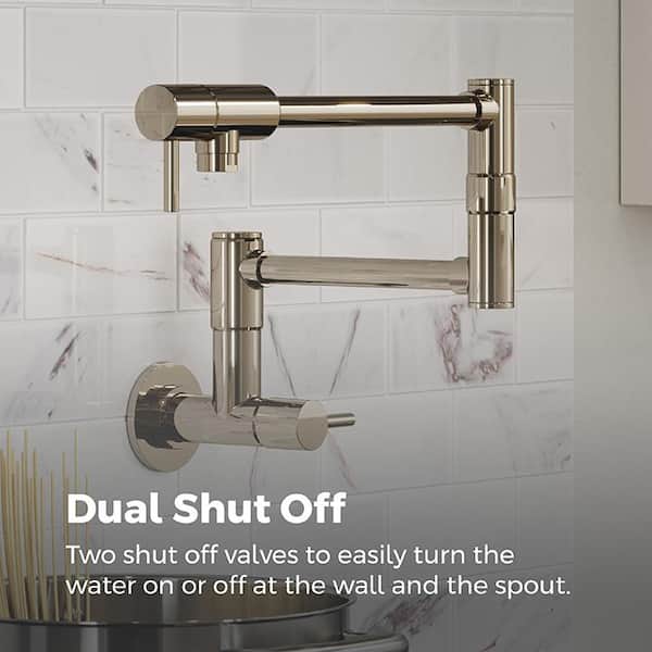 Lita Wall Mounted Potfiller in Stainless Steel