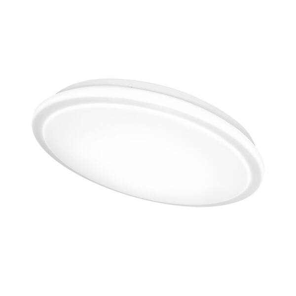 16 in. Low Profile LED Flush Mount Round Closet Light Fixture 1700 Lumens 3000K 4000K 5000K Dimmable Hallway Stairwell