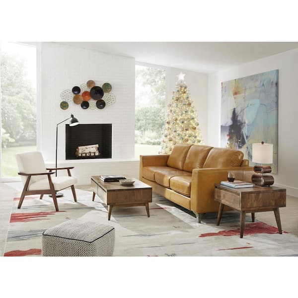 Rhythm 19.5 in. Walnut Table Lamp