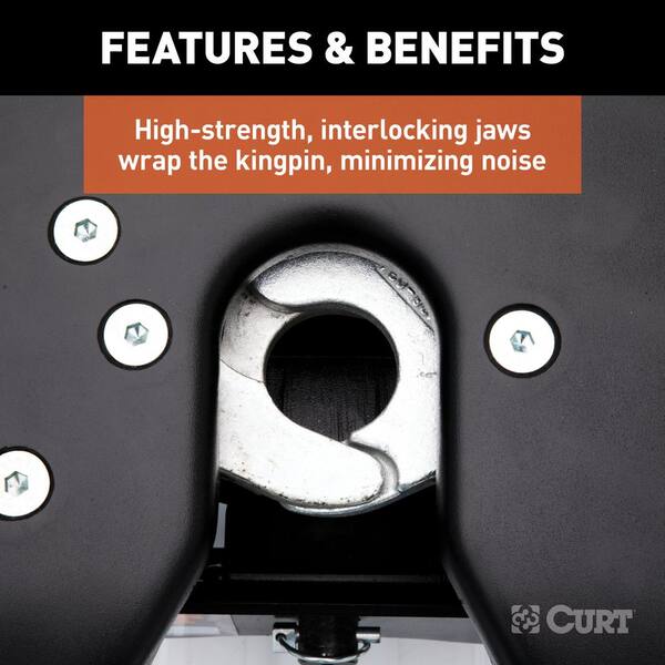 A20 5th Wheel Hitch, Select Silverado, Sierra 2500, 3500 HD, 8' Bed Puck System