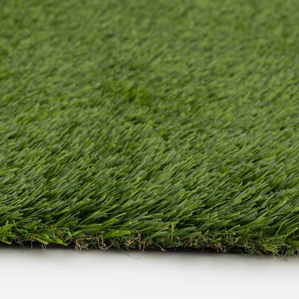 62 oz. 15 ft. Wide x Cut to Length Light Field Clover Artificial Grass