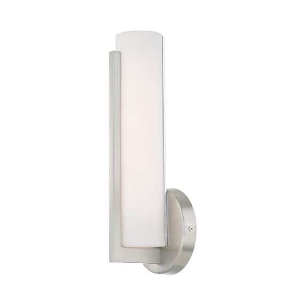 Visby LED Light Brushed Nickel ADA Wall Sconce
