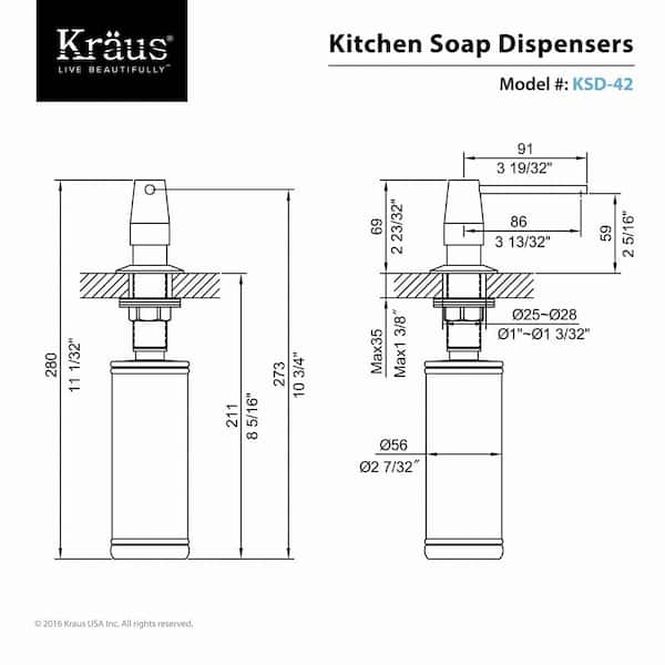 Soap Dispenser in Chrome