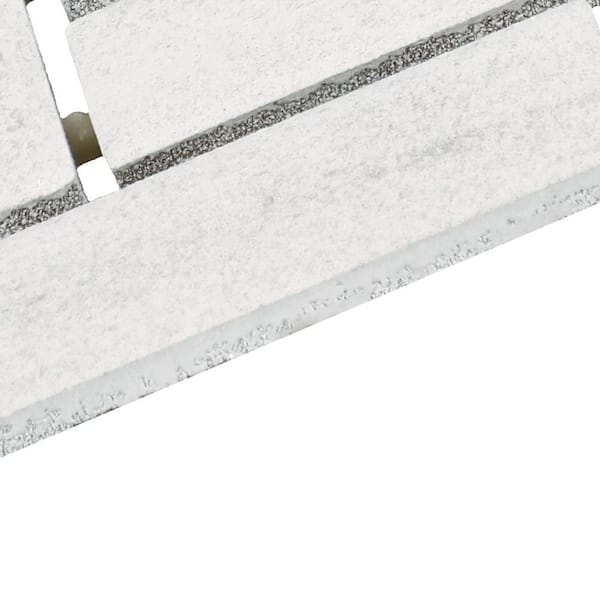 Modern Renewal Parchment 9 in. x 12 in. Glazed Ceramic Herringbone Mosaic Tile (0.6 sq. ft./Each)