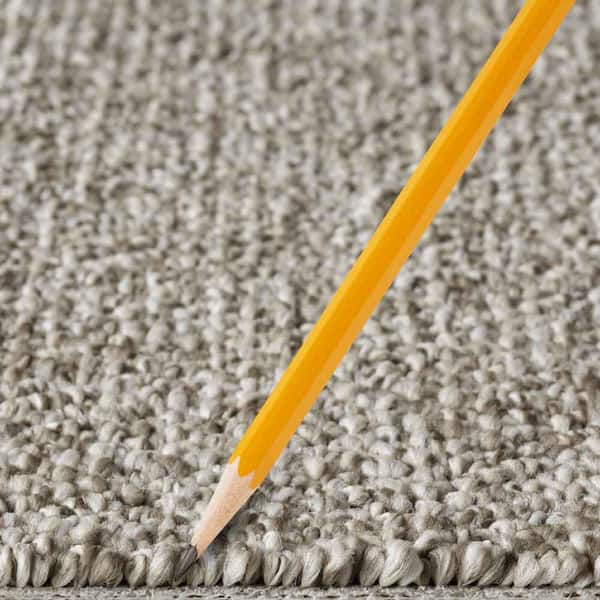 Hanville  - Rocky Ridge - Gray 27 oz. SD Polyester Loop Installed Carpet