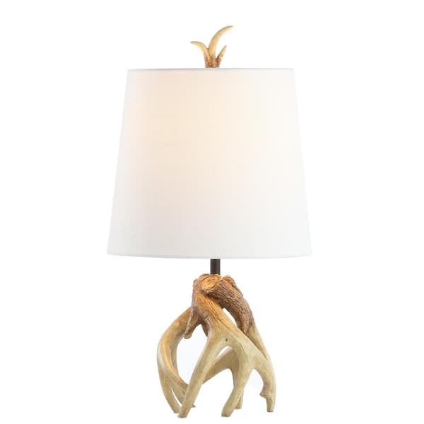 Vermont 19 in. Natural Antler Resin LED Table Lamp