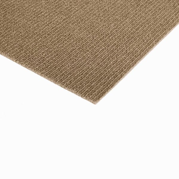 Willingham Brown Residential 18 in. x 18 Peel and Stick Carpet Tile (16 Tiles/Case) 36 sq. ft.