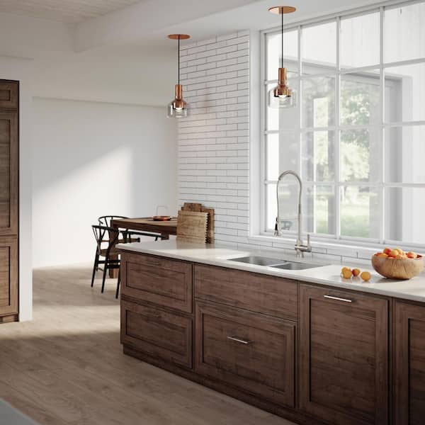 Premier Undermount Stainless Steel 32 in. 50/50 Double Bowl Kitchen Sink