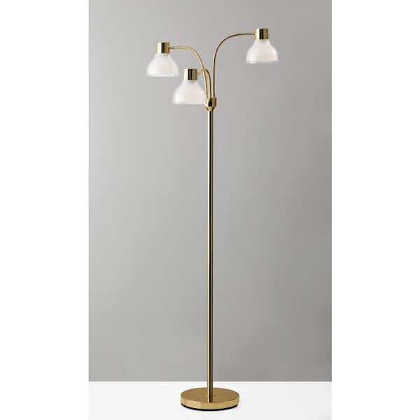 Presley 69 in. Gold Floor Lamp