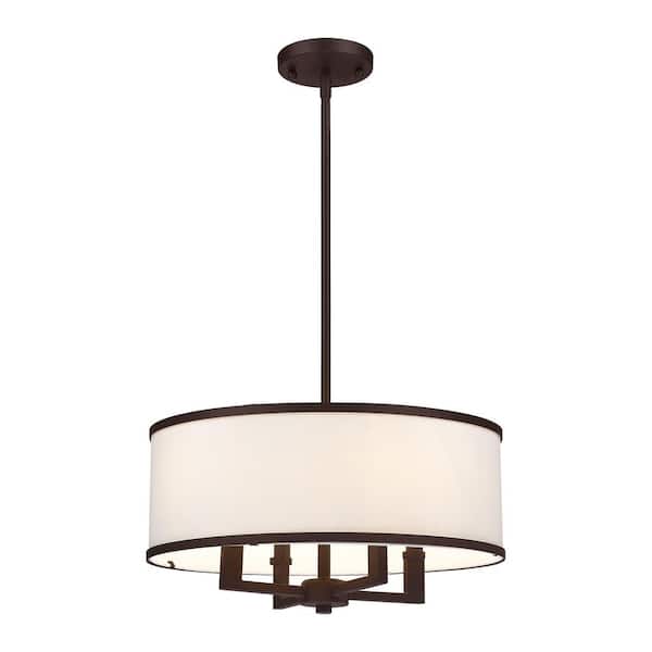 Park Ridge 4 Light Bronze Pendant Chandelier