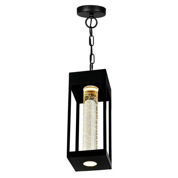 Rochester 1 Light Integrated LED Black Outdoor Pendant