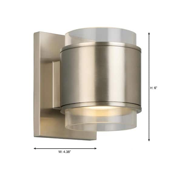 Upton Brushed Nickel LED Sconce