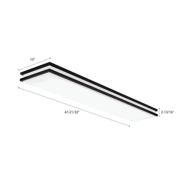 Saturn 4 ft. Bronze LED Linear Flush Mount