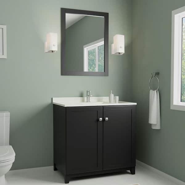 1-Light White Sconce and Switch