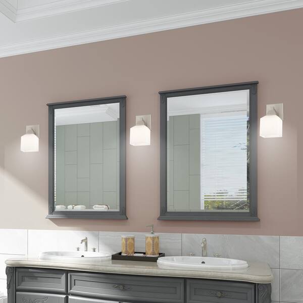 Aragon 1 Light Brushed Nickel Wall Sconce