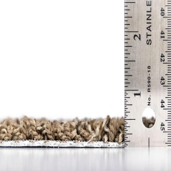 Truly - Coffee - Brown 12 ft. 16 oz. SD Polyester Texture Full Roll Carpet (1080 sq. ft./Roll)