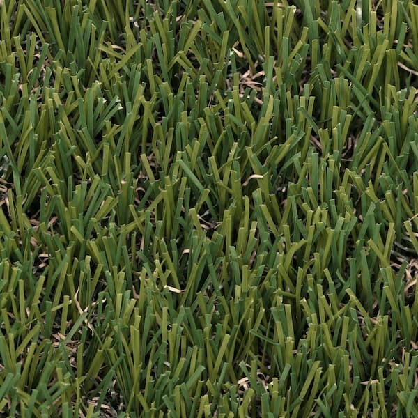 Jefferson 3.74 ft. x 8.66 ft. Green Artificial Grass