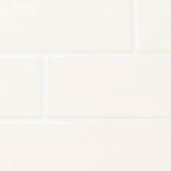 LuxeCraft Arteko Antique White 3 in. x 12 in. Glazed Ceramic Wall Tile (12 sq. ft./Case)