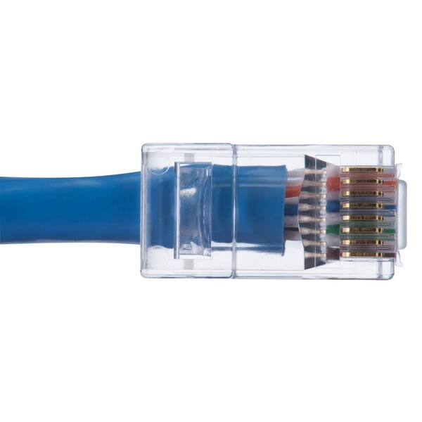 CAT6 Feed-Thru Modular Plugs, 100/Jar