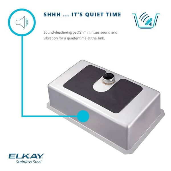 Crosstown Undermount Stainless Steel 24 in. Single Bowl Kitchen Sink with Bottom Grid and Drain