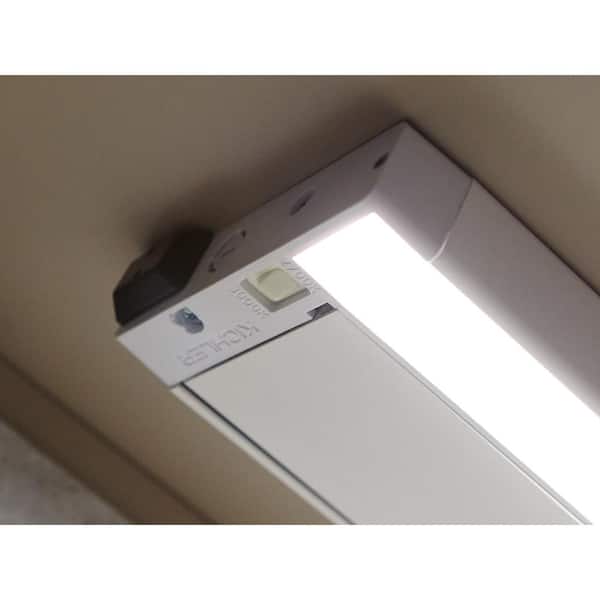 6U Series 30 in. LED Textured White Under Cabinet Light