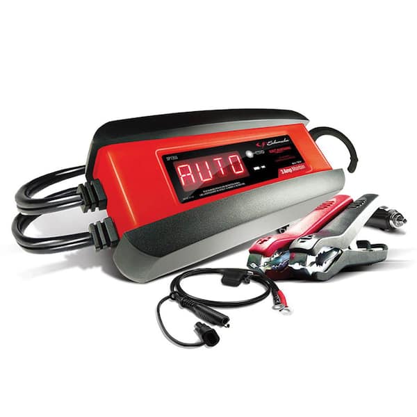 Automotive 6-Volt/12-Volt 3-Amp Fully Automatic Battery Charger and Maintainer