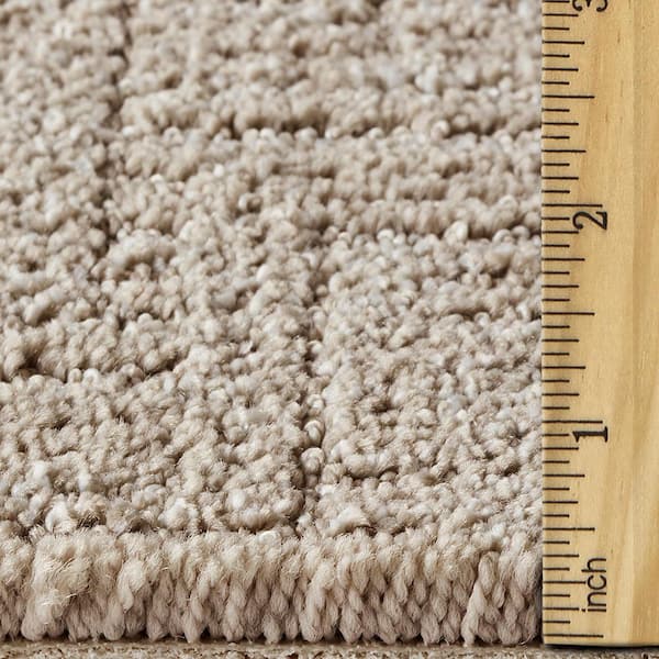 Lake Mohr  - Hillside - Beige 45 oz. Triexta Pattern Installed Carpet