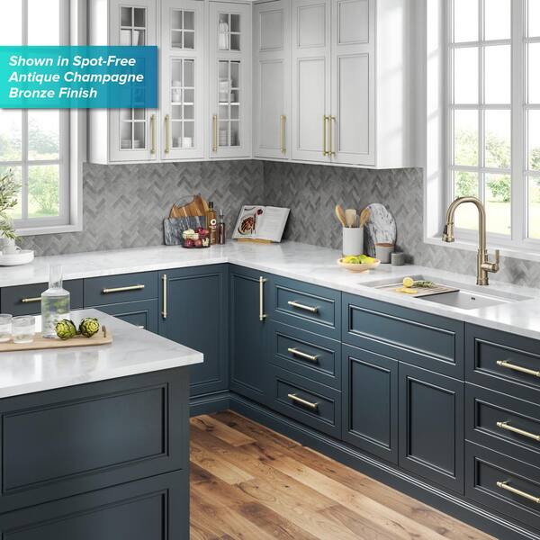 Allyn Transitional Industrial Pull-Down Single Handle Kitchen Faucet in Spot-Free Stainless Steel