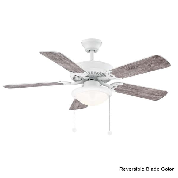 Trice 44 in. LED Matte White Ceiling Fan