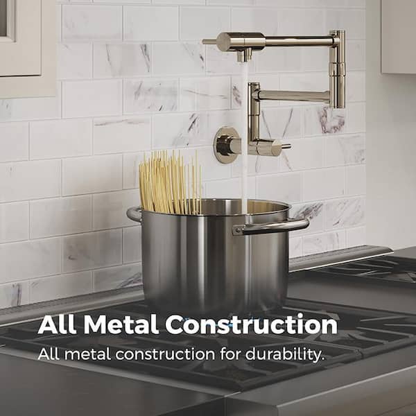 Lita Wall Mounted Potfiller in Stainless Steel