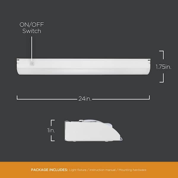 ProWire Direct Wire 24 in. LED White Under Cabinet Light