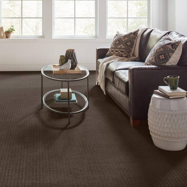 Canter  - Stone Passage - Brown 38 oz. Triexta Pattern Installed Carpet