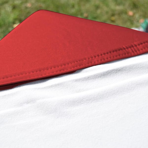 Indoor Stretch 114 in. x 44 in. x 44 in. Red Motorcycle Cover Size MC-2