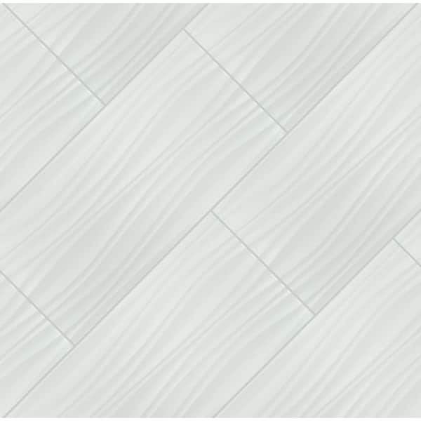 Sapheda Riptide Satin 12 in. x 24 in. Matte Ceramic Stone Look Wall Tile (16 sq. ft./Case)