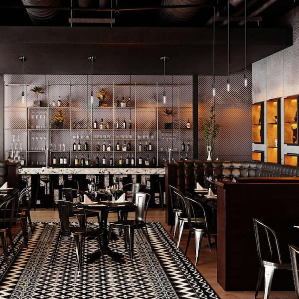 60-Watt Equivalent T10L Dimmable Straight White Filament Clear E26 Vintage Edison LED Light Bulb Daylight 5000K (4-Pack)