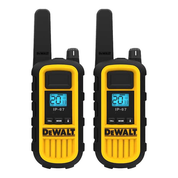 DXFRS800 Heavy-Duty 2-Watt Walkie Talkie and Headset Bundle (6-Pack)